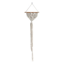 (Beige, Long) Gothic Bat Hanging Planter Woven Bat Wall Tapestry Succulent Pot Air Plant Holder Home Decor Gift for Plant Lovers