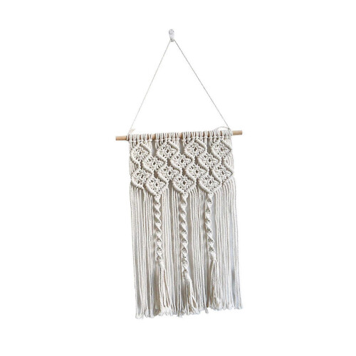 (Style B, 40CMX60CM) Boho-Makramee-Wandbehang mit Fransen, Fensterdekoration