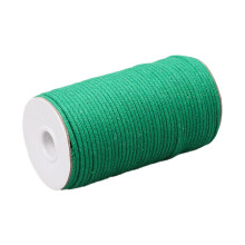 (Green, 3mm) Flettet makramésnor i fiolett - Slitesterkt DIY-veveteppe til hobby- og bokholdere
