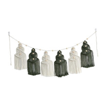 (Dark green white, 85x30cm) Juletre-teppe fargerikt festivalfest hengende ornament unikt design