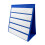 (Blue, S) Black S Folding Desktop Pocket Chart Tent for Sentence Strips & Flash Cards 1