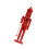 Nutcracker figurine Christmas decoration red 1 piece 2
