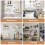 CROWNSHOP Pegboard Combination Set 2828cm 4 Panels with 20 Accessorie 4