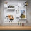 CROWNSHOP Pegboard Combination Set 2828cm 4 Panels with 20 Accessorie 3