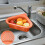 Siubich Strainer Pro sink drain basket orange 2