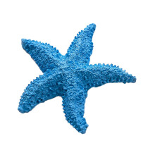 (Sky Blue) Starfish Figurine – Lifelike Resin Starfish – for Aquarium & Nautical Decor – DIY Craft Supply