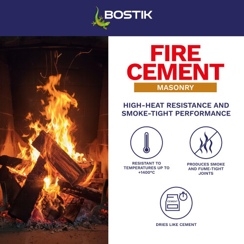 Bostik Fire Cement Buff - 5kg 2
