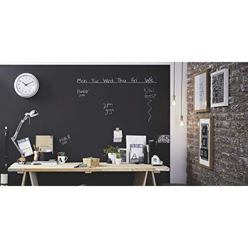 Rainbow Chalk Markers Blackboard Paint  Matt Black 250 ml  Water Based 2