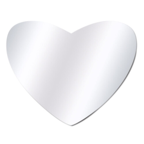 Nordic Acrylic Mirror Wall Decor Silver 20.8 x 16.5 cm 1