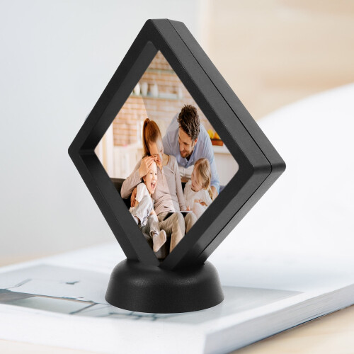 Square3D Albums Πλωτή Θήκη για Κέρματα, Βιτρίνα Κοσμημάτων, 9X9cm (Με Βάση) 2
