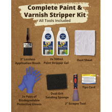Professional Paint Stripper Bundle for Wood and Metal – Highly Effecti