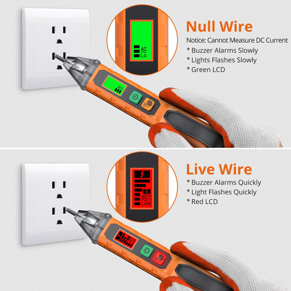 Proster Voltage Tester Pen Non Contact Voltage Detector 48V1000v12v100 5005299508140
