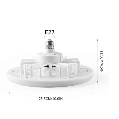 Ycandiee loftsventilator med let, lavprofils planmontering, 2
