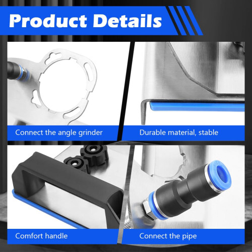 45 Degree Tile Chamfering Tool Angle Grinder Tool with Stand for Tile 2