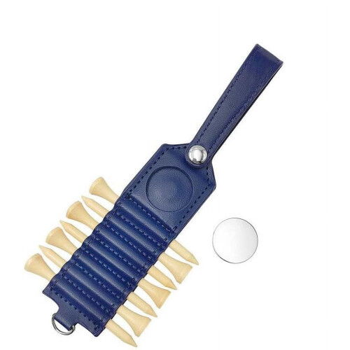 Leren opbergkoffer voor golfaccessoires (Spike Storage Leather Case) 1