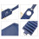 Leren opbergkoffer voor golfaccessoires (Spike Storage Leather Case) 4