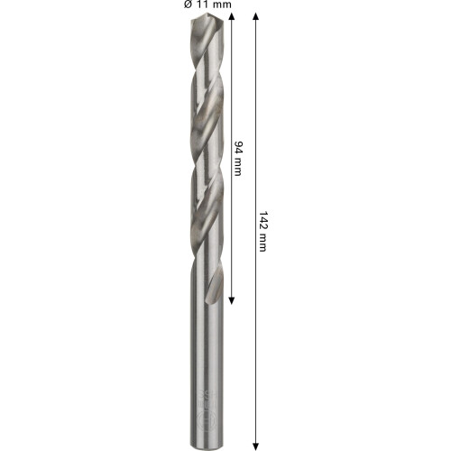 Bosch PRO Metal HSS-G, 11mm, CYL, 1 Pc 2