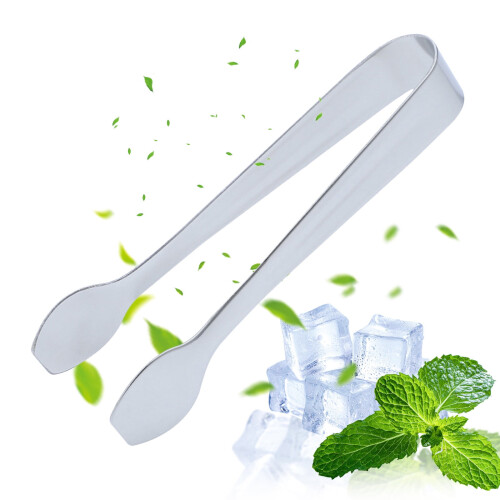 Pinces à glaçons Zeceouar en acier inoxydable 11,7 cm 1