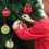 Christmas tree ornaments red green 20 pcs 5