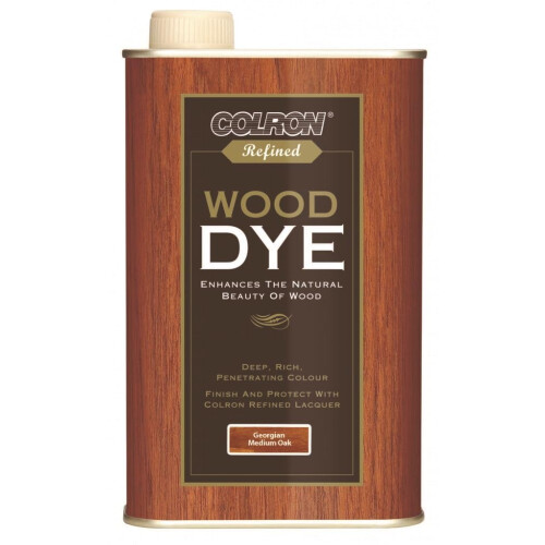 Ronseal Colron Refined Wood Dye 250ml Georgian Medium Oak 1