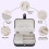 Jewelry Box PU Leather Double Layer Black 5