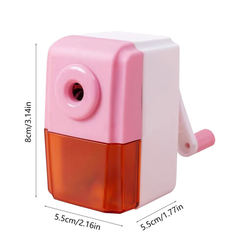 FloHua pencil sharpener hand crank student 1 piece 2