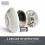 BLACKDECKER Mains Smoke Alarm Mains Powered Smoke Detector Interlinked 1