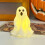 LED Halloween lámpás szellem dekoráció 1 darab 4