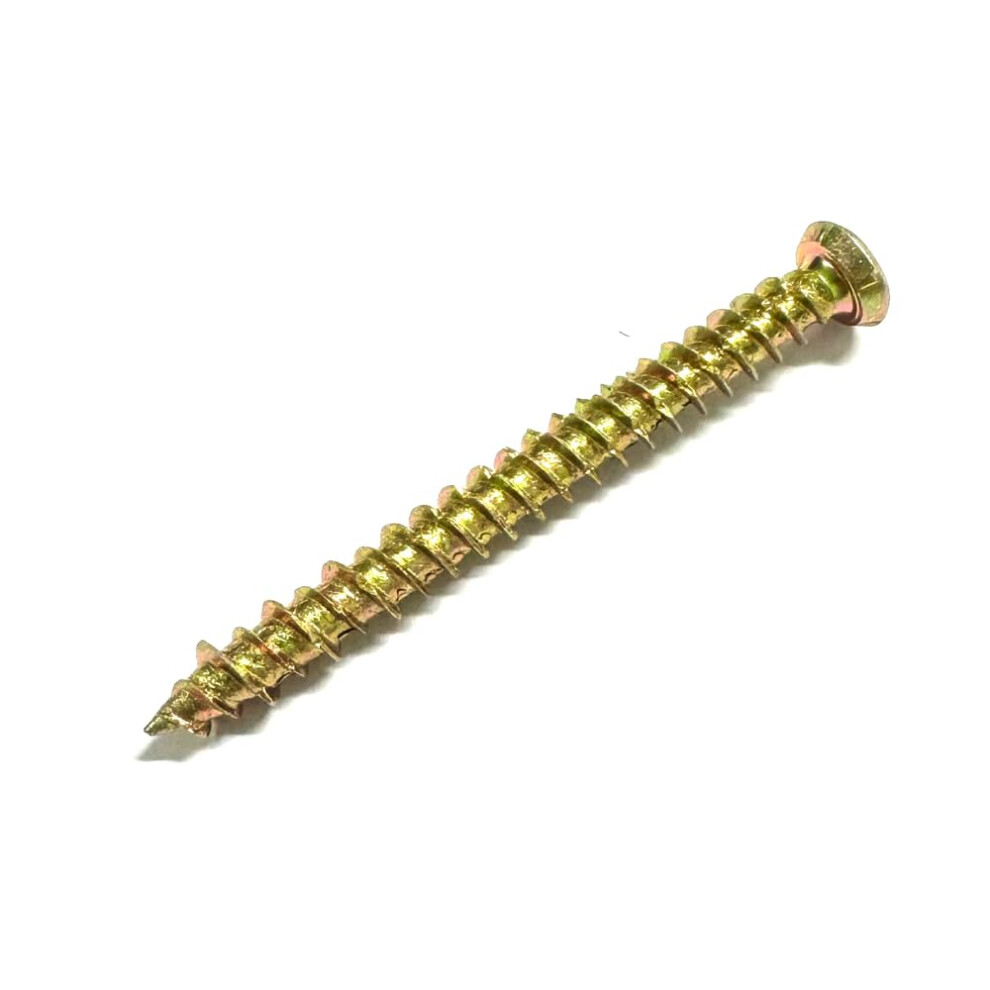 Heifix Carbon Steel Zincplated Concrete Screws Free T30 Torx Bit Incl 5000712579455