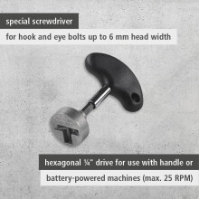Wolfcraft 2419000 Hook Screwdriver