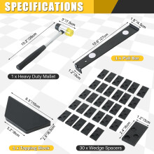 DASBET Laminate Floor Fitting Tools Laminate Wood Flooring Installatio