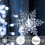 Christmas Snowflake Window Curtain Lights 96 LED 11.5ft 4