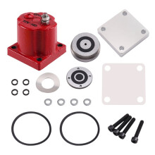 2X 12V 3054608 209940 4024808 3408421 Solenoide de Corte de Combustível com Kit de Reparo para Solenóide de Parada Do Motor M11