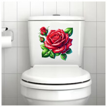x4 Red Rose Flower Vinyl Stickers Cover Marks Non Transparent Waterpro