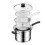 Stainless Steel Saucepan Multi-purpose Soup Pot 1.5L 5