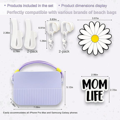 Phone Accessories Set Compatible with Various Bag Sizes 1