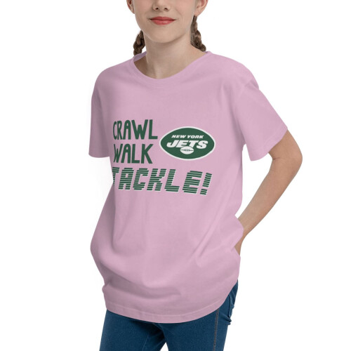 Παιδική κοντομάνικη μπλούζα NY Jets με το λογότυπο της ομάδας ποδοσφαίρου 1
