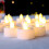 LED Tea Lights Flameless with Timer Flicker Effect 1.5 x 6