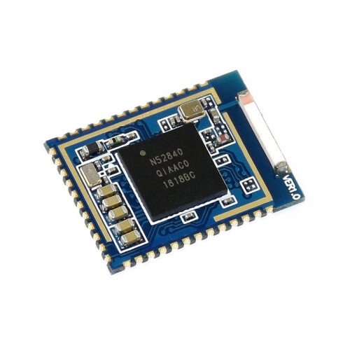 10X Waveshare NRF52840  5.0 Module Compact Size -Board Antenna Compatible with NRF52/NRF51/NRF24L/NRF24AP 1