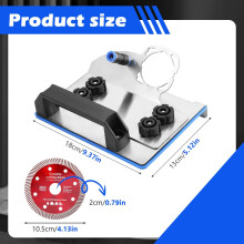 45 Degree Tile Chamfering Tool Angle Grinder Tool with Stand for Tile