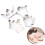 Crown King Queen Princess Cookie Mold Set 4 pcs Stainless 3