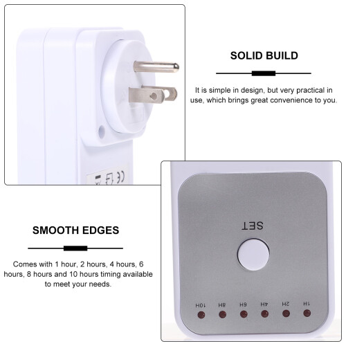 Outdoor Timing Socket Dusk-to-Dawn Timer 2 pcs 1