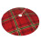 Christmas Tree Skirt Plaid 48 Inch 2