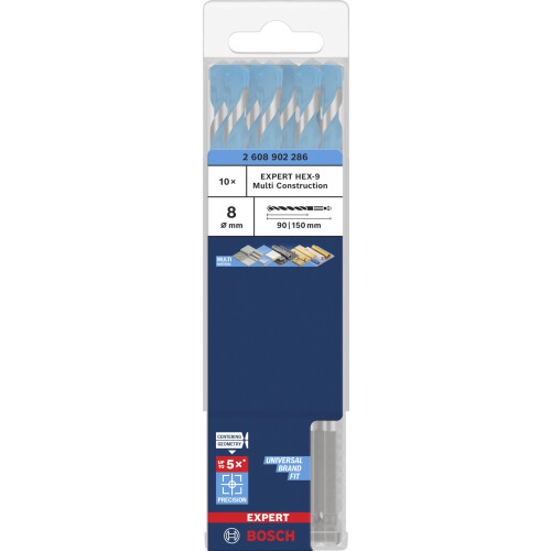 Bosch EXPERT HEX-9 Multi Construction Bohrer, 8 x 90 x 150 mm 1