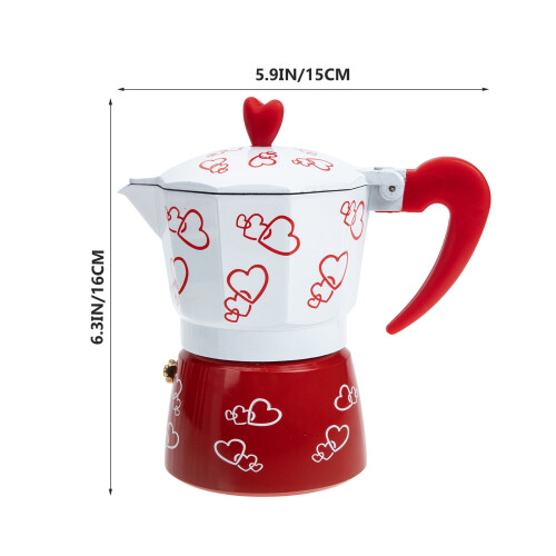 Cafetière italienne en aluminium, 3 tasses 1