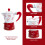 Cafetière italienne en aluminium, 3 tasses 5