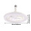 Ventilatore da soffitto con luce - Design sottile, montaggio a scomparsa, 2