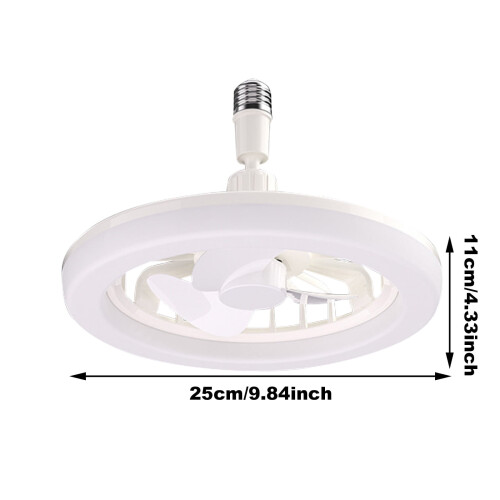 Ventilatore da soffitto con luce - Design sottile, montaggio a scomparsa, 1