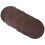 Sets de table ronds tressés marron 38 cm, lot de 6 3