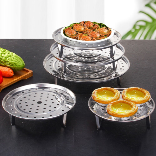 Stainless Steel Steamer Rack for Vegetables 2 Pcs 1